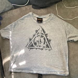 Grey crimes of grindelwald crop top